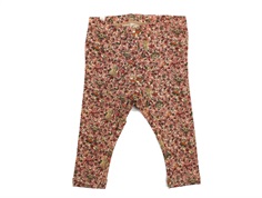 Wheat leggings flowers and animals